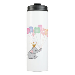 Happy Birthday Princess Images Baby Elephant Thermal Tumbler