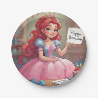 Happy Birthday Princess Paper Plates