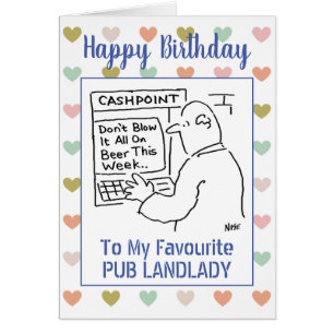 Happy Birthday Pub Landlady