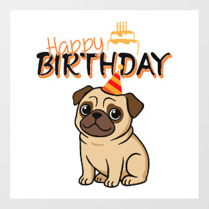 HAPPY BIRTHDAY PUG