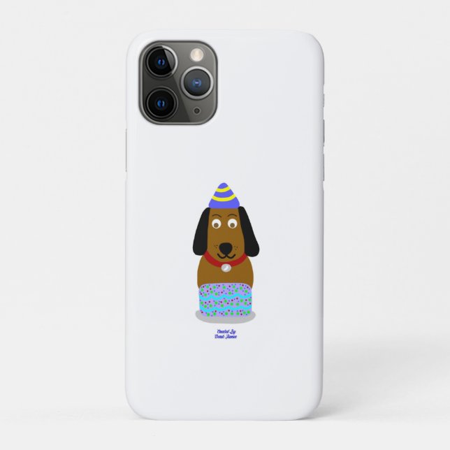 Happy Birthday Pup Apple iPhone 11 Pro Case (Back)