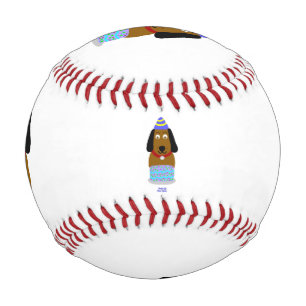 Happy Birthday Pup Baseball