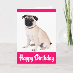 Happy Birthday Pup Puppy Dog Greeting Card - Verse