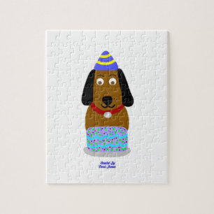 Happy Birthday Pup Puzzle (20.32 cm x 25.4 cm)