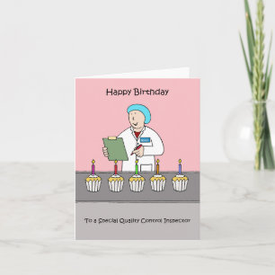 Happy Birthday Quality Control Inspector Card