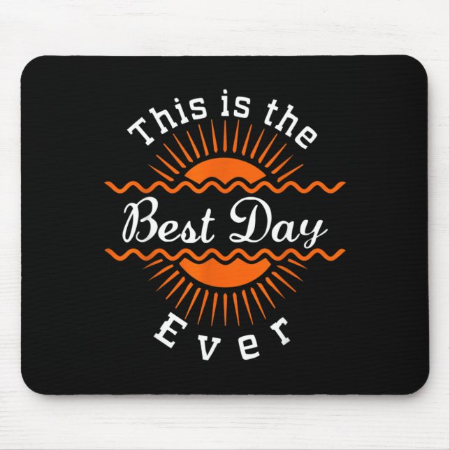 Happy Birthday Quote Sun Lover Mouse Pad (Front)