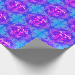 Happy Birthday Rainbow Clouds Wrapping Paper