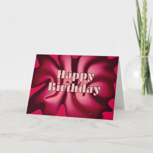 Happy Birthday Red Passion Card