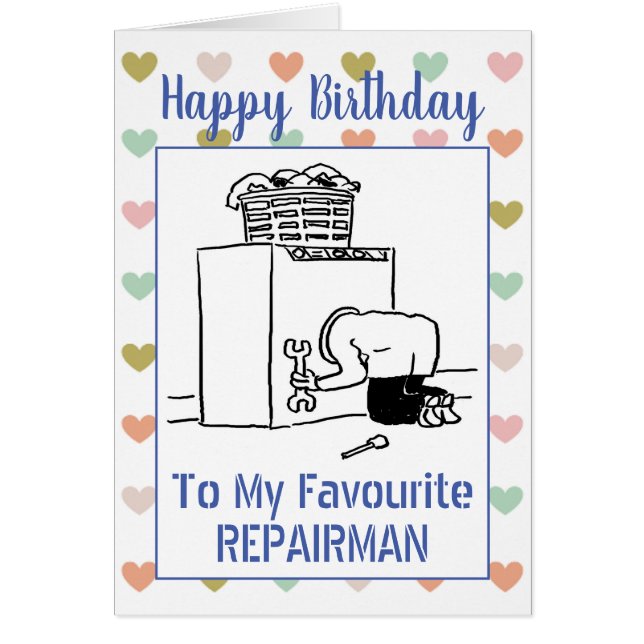Happy Birthday Repairman (Front)