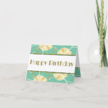Happy Birthday - Retro Art Deco Perfumed Garden 