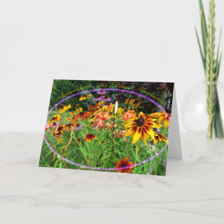 Happy Birthday - Riot of Colours Garden Card