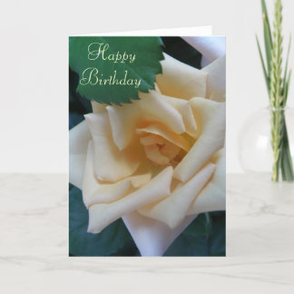 Happy Birthday - Rose card