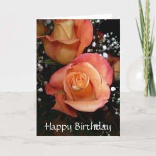 Happy Birthday Rose Card