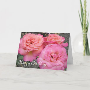 Happy Birthday Rose Delight Card