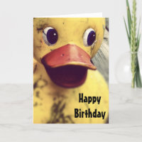 Happy Birthday Rubber Ducky