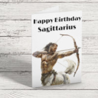 Happy Birthday Sagittarius Zodiac Centaur