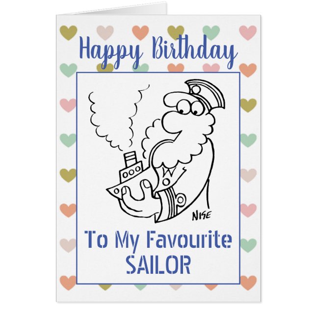 Happy Birthday Sailor (Front)