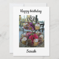 Happy birthday Sarah