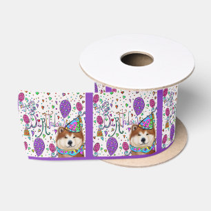 HAPPY BIRTHDAY SATIN RIBBON