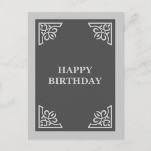 happy birthday (scrapbook) postcard