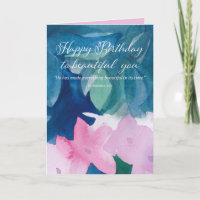 Happy Birthday Scripture Ecclesiastes 3 11 Flowers