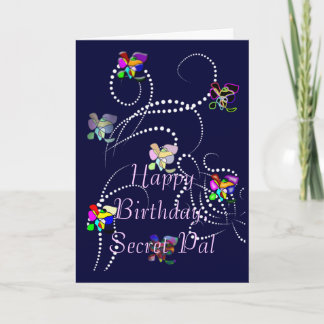 happy birthday secret pal card