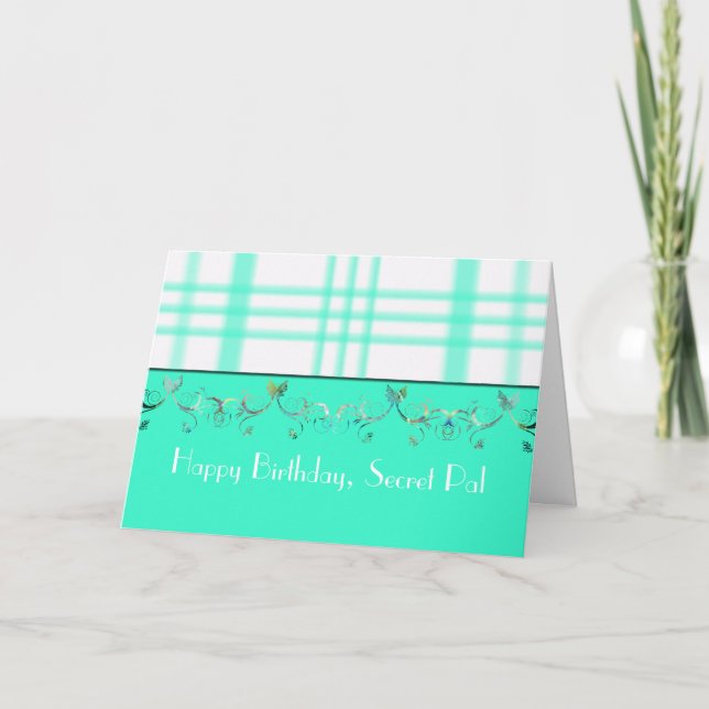 Happy Birthday Secret Pal Card (Front)