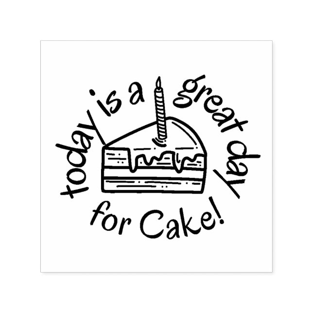 Happy Birthday   Self Inking Rubber Stamp (Design)