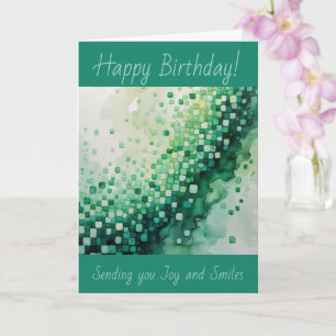 Happy Birthday – Sending You Joy and Smiles  Card
