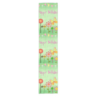 Happy Birthday Short Table Runner