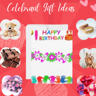 Happy Birthday, Simple Frame Border Birthday Card