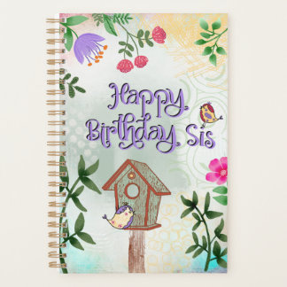 Happy Birthday Sis Planner