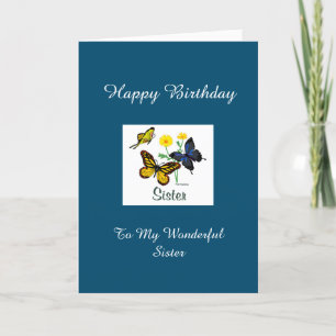 Happy Birthday Sister - BTFL Card