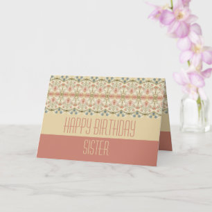 Happy Birthday Sister Card