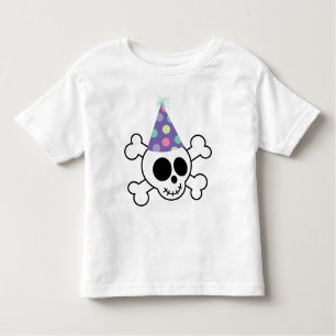 Happy Birthday Skull Toddler T-Shirt