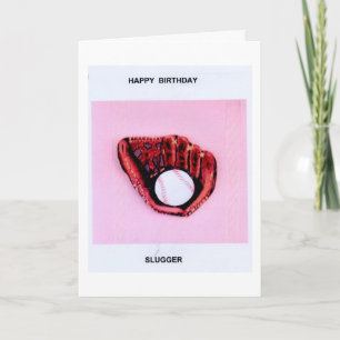 Happy Birthday Slugger Card