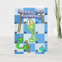 Happy Birthday snakes and ladders game