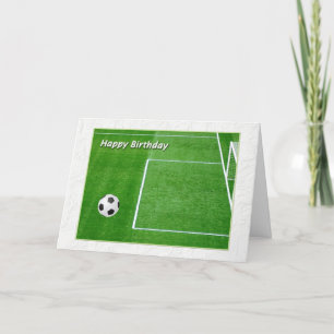 Happy Birthday Soccer Player Card