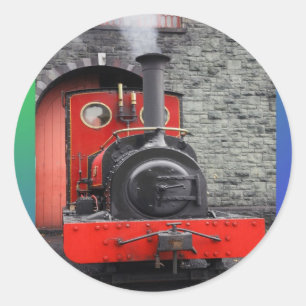 Happy Birthday Son Classic Round Sticker