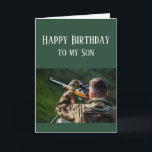 Happy Birthday Son Hunting Camouflage Card<br><div class="desc">Things You Love Happy Birthday  Son for those who love hunting outdoors,  nature and or wilderness</div>