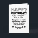 Happy birthday son in law card<br><div class="desc">birthday greeting cards,  son in law greeting card,  greeting cards from mother/law to son/law,  birthday wishes for son in law,  funny son in law,  son in law birthday wishes</div>