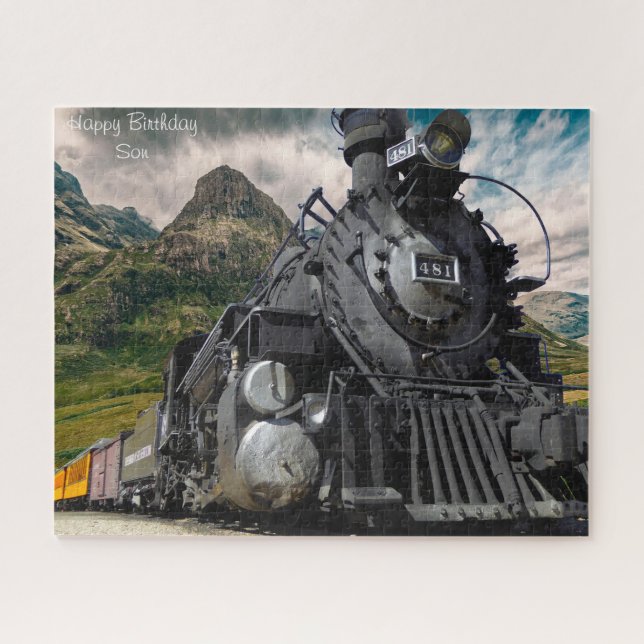 Happy Birthday Son. Jigsaw Puzzle (Horizontal)
