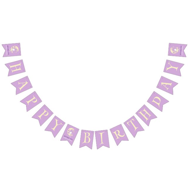 Happy Birthday Spooky One Ghost Moon Boo Halloween Bunting (All)