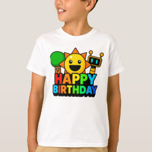 Happy Birthday Sprunki - Tree Sun Funbot T-Shirt