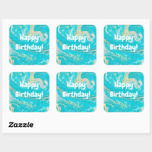 Happy Birthday! Square Sticker