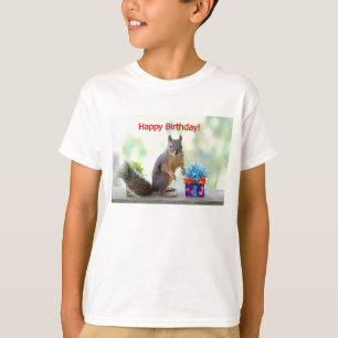 Happy Birthday Squirrel T-Shirt