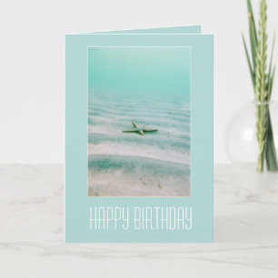 HAPPY BIRTHDAY  "STARFISH" CARD