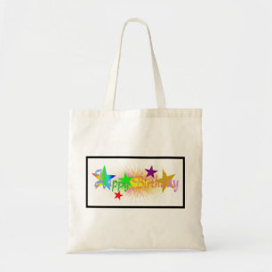 Happy Birthday & Stars - Tote Bag
