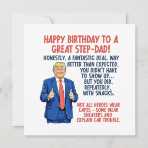 Happy Birthday Stepdad Card