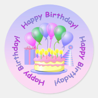 Happy Birthday Sticker